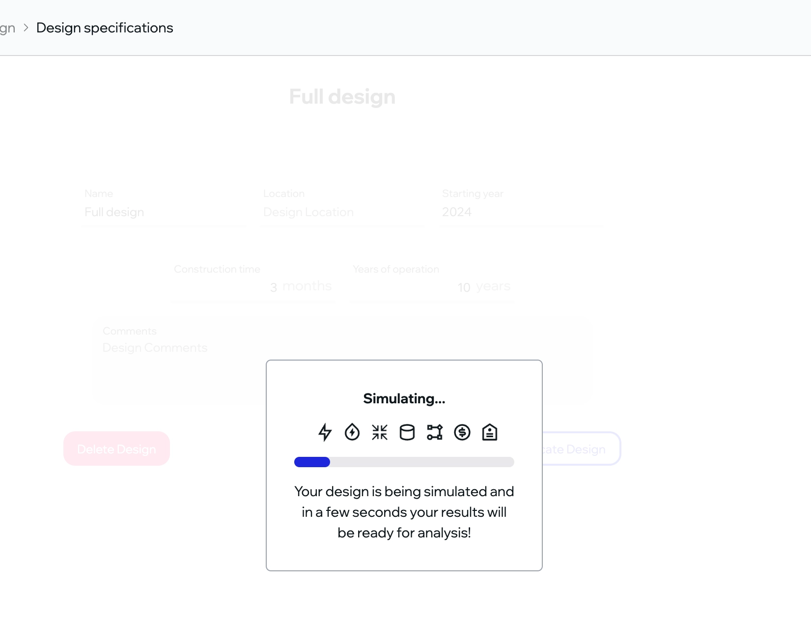 Simulation in progress